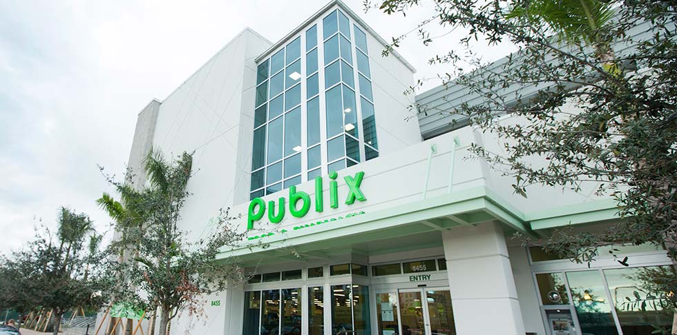 Exterior of Publix building